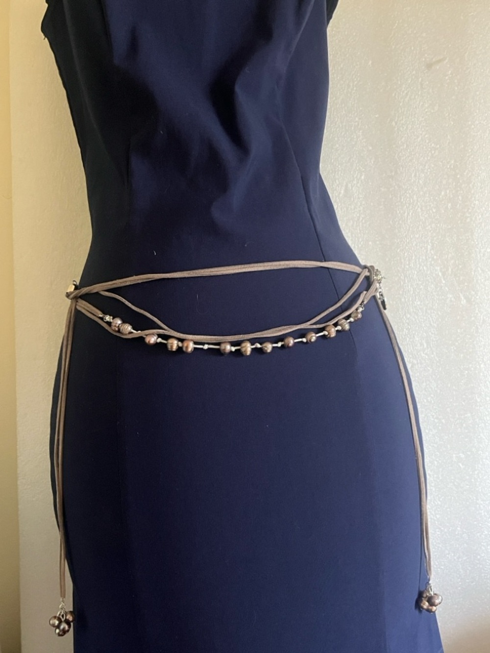 Jules Multi-Tier Steel Ball Beaded Combo (Waist Belt /Choker Necklace)